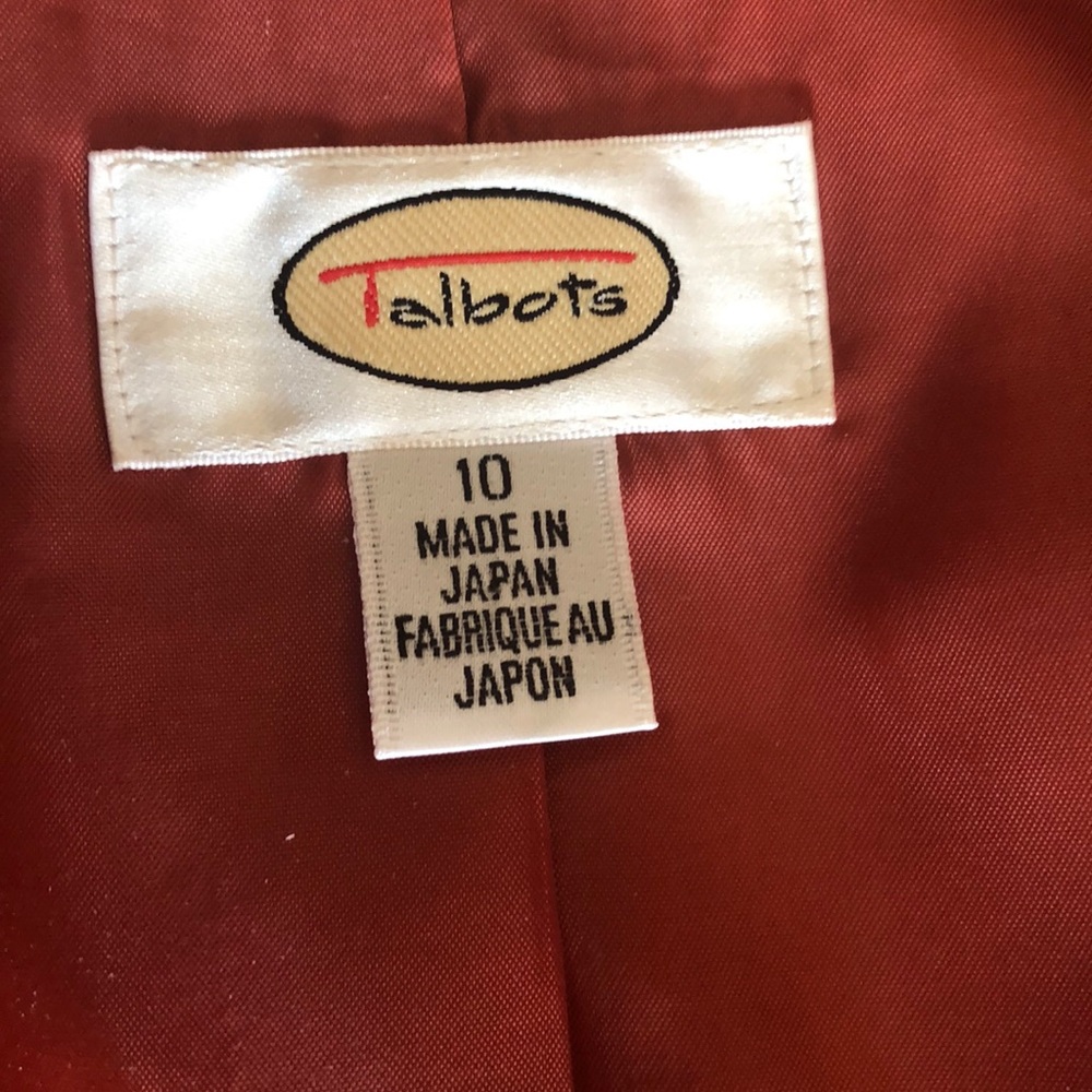 Talbots red blazer - Picture 3 of 8